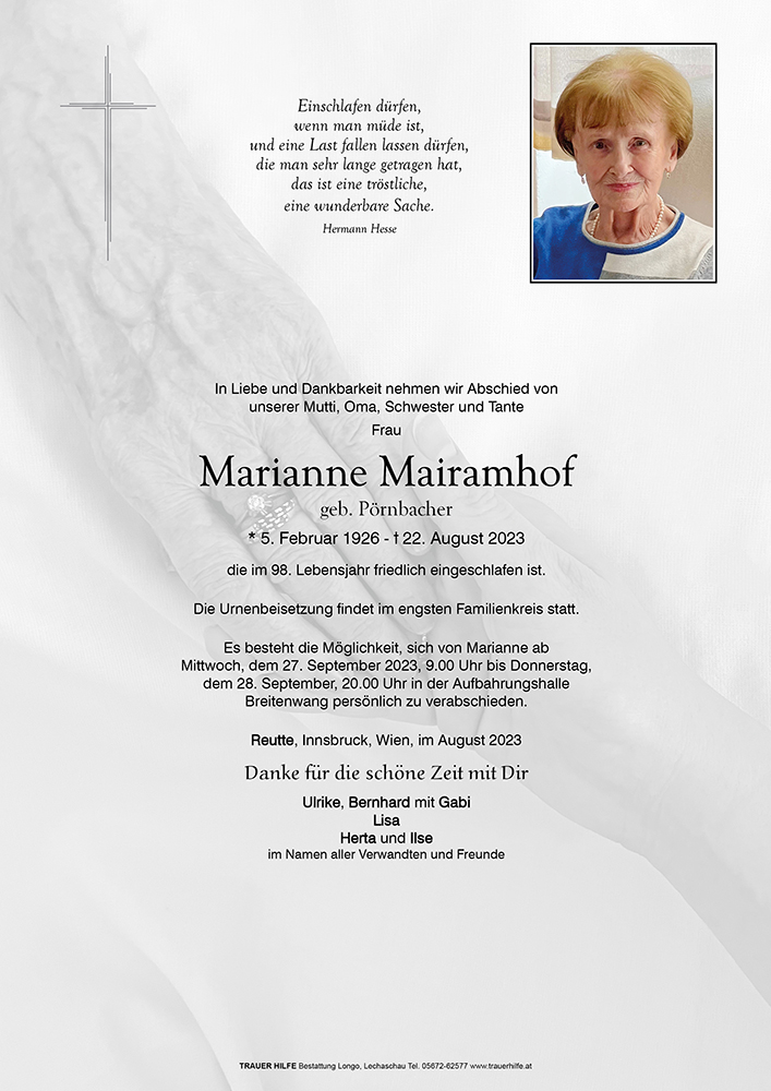 Marianne Mairamhof